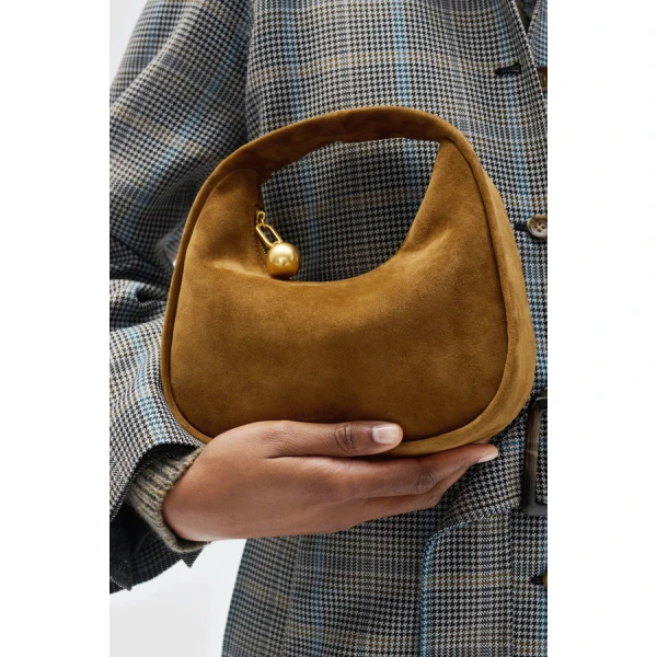 Oroton Clara Suede Mini Bag - Bags - Australian Luxury Leather Handbag at Luxury Shoes 
