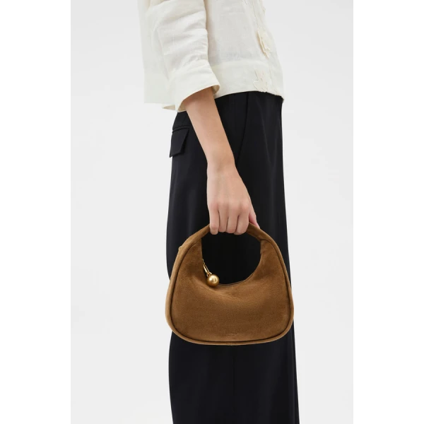 Oroton Clara Suede Mini Bag - Bags - Australian Luxury Leather Handbag at Luxury Shoes 