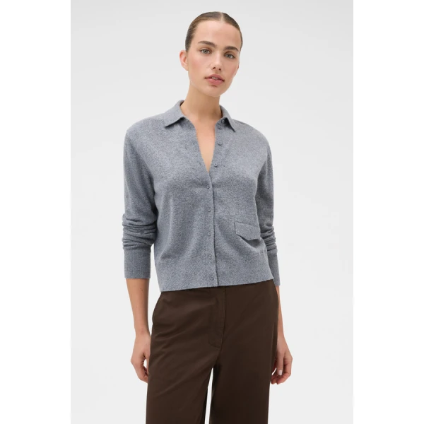 Oroton Collar Cardigan - Oroton Knitwear - Australian Heritage Luxury - Shop at Luxury Shoes 