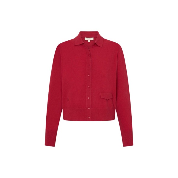 Oroton Collar Cardigan - Oroton Knitwear - Australian Heritage Luxury - Shop at Luxury Shoes 