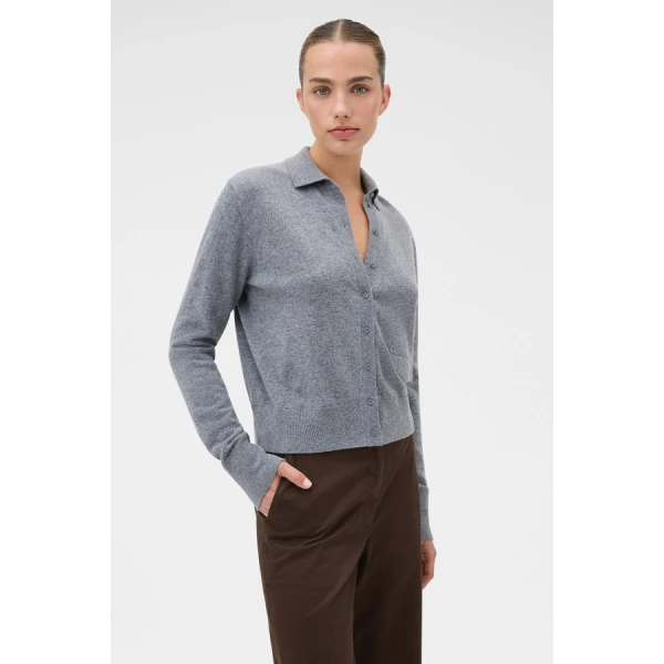 Oroton Collar Cardigan - Oroton Knitwear - Australian Heritage Luxury - Shop at Luxury Shoes 