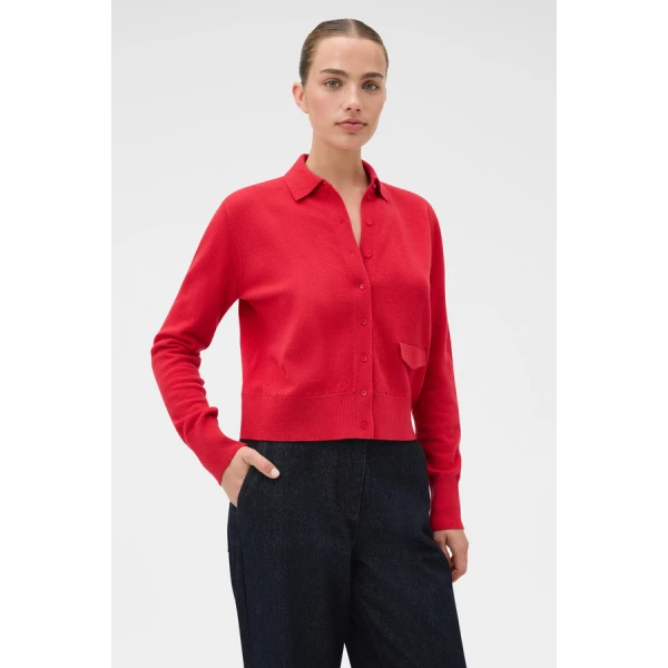 Oroton Collar Cardigan - Oroton Knitwear - Australian Heritage Luxury - Shop at Luxury Shoes 