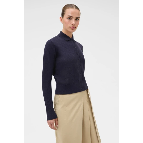 Oroton Collar Cardigan - Oroton Knitwear - Australian Heritage Luxury - Shop at Luxury Shoes 