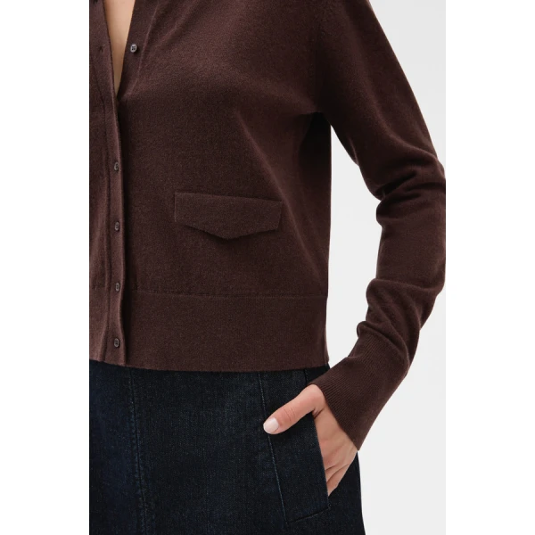 Oroton Collar Cardigan - Oroton Knitwear - Australian Heritage Luxury - Shop at Luxury Shoes 