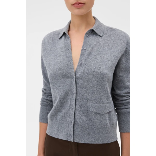 Oroton Collar Cardigan - Oroton Knitwear - Australian Heritage Luxury - Shop at Luxury Shoes 
