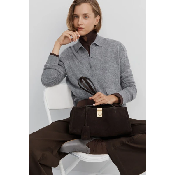 Oroton Collar Cardigan - Oroton Knitwear - Australian Heritage Luxury - Shop at Luxury Shoes 