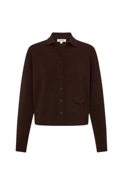 Oroton Collar Cardigan - Oroton Knitwear - Australian Heritage Luxury - Shop at Luxury Shoes 