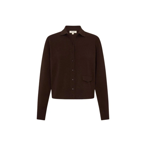 Oroton Collar Cardigan - Oroton Knitwear - Australian Heritage Luxury - Shop at Luxury Shoes 