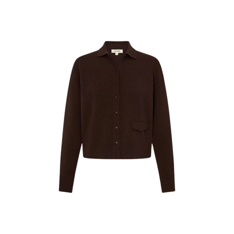 Oroton Collar Cardigan - Oroton Knitwear - Australian Heritage Luxury - Shop at Luxury Shoes 