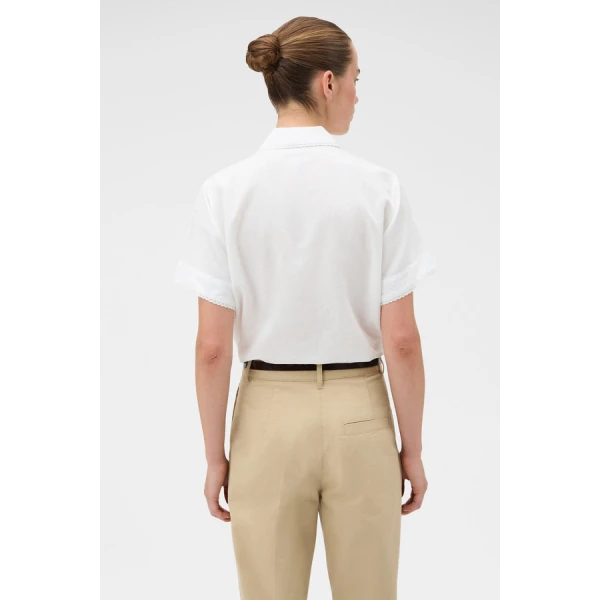 Oroton Delicate Short Sleeve Shirt - Oroton Tops - Australian Heritage Luxury - Shop at Luxury Shoes 