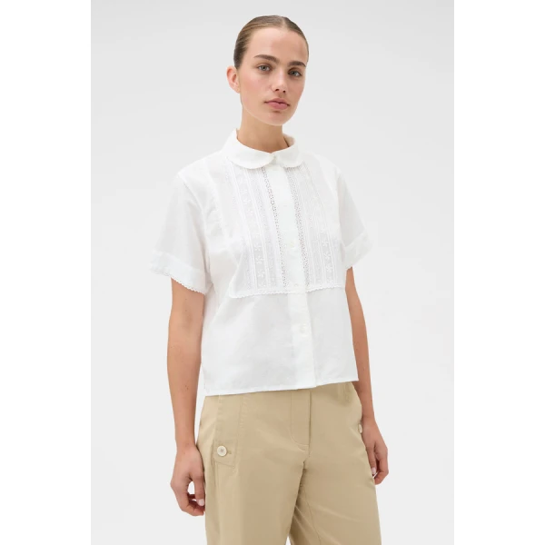 Oroton Delicate Short Sleeve Shirt - Oroton Tops - Australian Heritage Luxury - Shop at Luxury Shoes 
