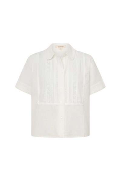 Oroton Delicate Short Sleeve Shirt - Oroton Tops - Australian Heritage Luxury - Shop at Luxury Shoes 