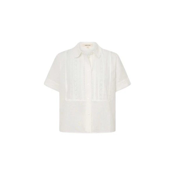 Oroton Delicate Short Sleeve Shirt - Oroton Tops - Australian Heritage Luxury - Shop at Luxury Shoes 