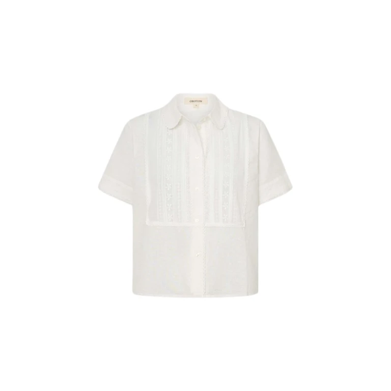 Oroton Delicate Short Sleeve Shirt - Oroton Tops - Australian Heritage Luxury - Shop at Luxury Shoes 