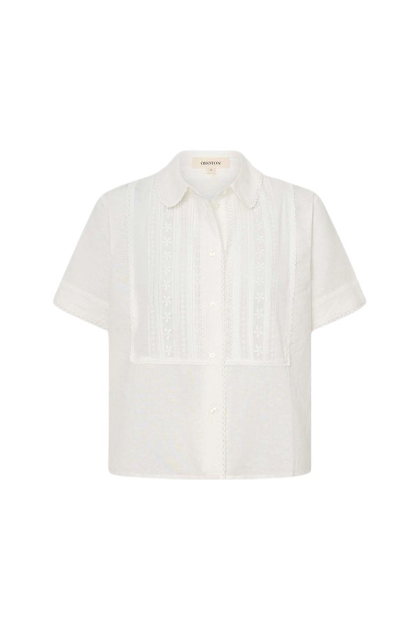 Oroton Delicate Short Sleeve Shirt