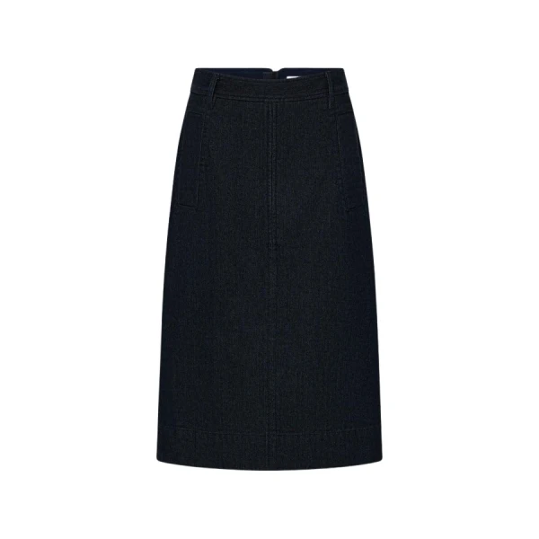 Oroton Denim Midi Skirt - Oroton Skirts - Australian Heritage Luxury - Shop at Luxury Shoes 