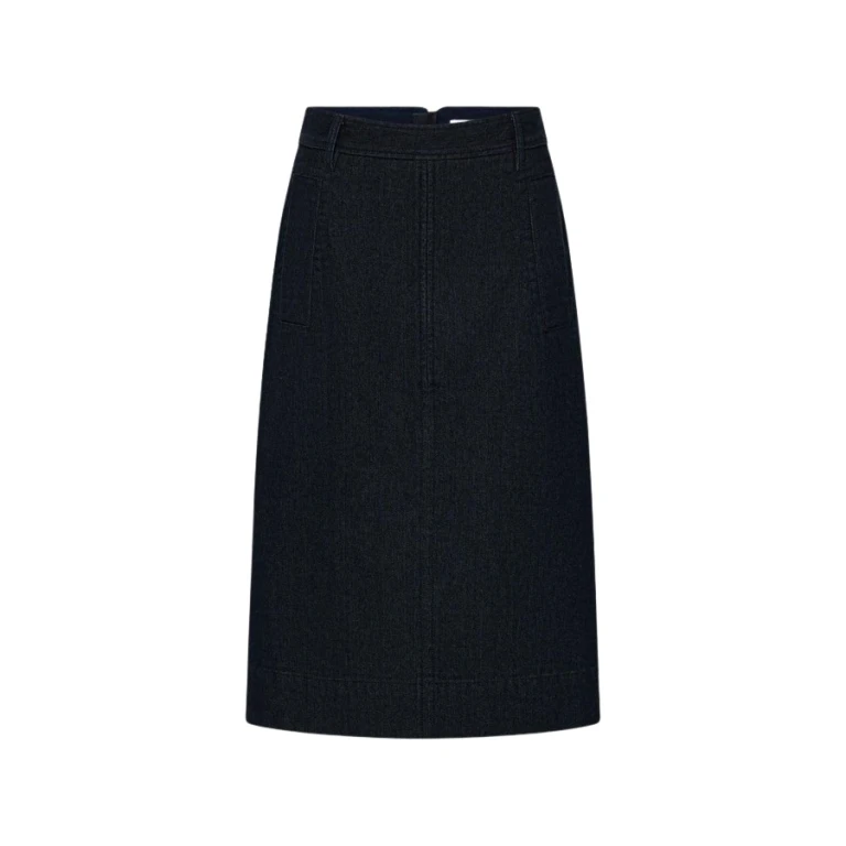 Oroton Denim Midi Skirt - Oroton Skirts - Australian Heritage Luxury - Shop at Luxury Shoes 