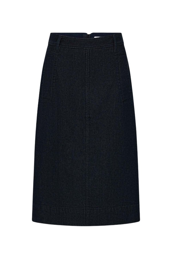 Oroton Denim Midi Skirt - Oroton Skirts - Australian Heritage Luxury - Shop at Luxury Shoes 