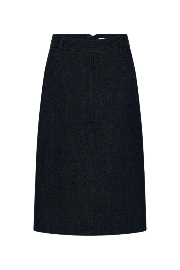Oroton-Denim-Midi-Skirt68905_nobg Oroton Denim Midi Skirt - Oroton Skirts - Australian Heritage Luxury - Shop at Luxury Shoes
