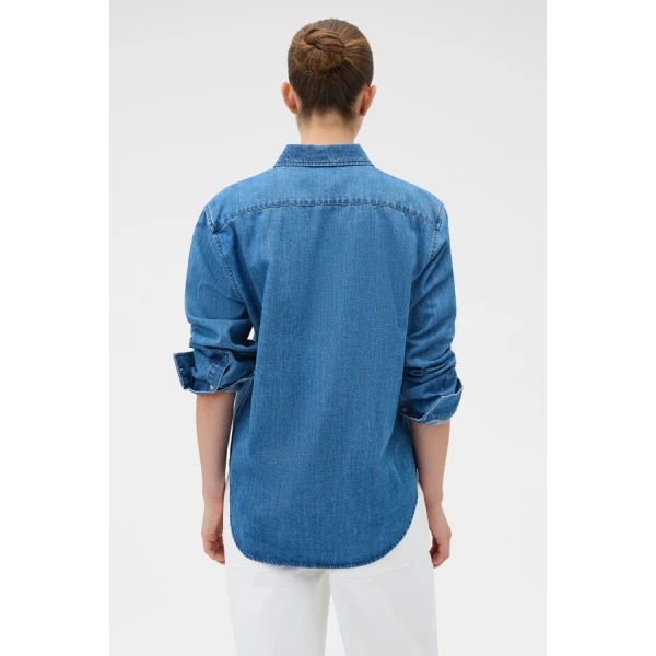 Oroton Denim Shirt - Oroton Tops - Australian Heritage Luxury - Shop at Luxury Shoes 