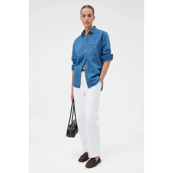 Oroton Denim Shirt - Oroton Tops - Australian Heritage Luxury - Shop at Luxury Shoes 