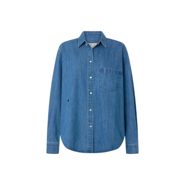 Oroton Denim Shirt - Oroton Tops - Australian Heritage Luxury - Shop at Luxury Shoes 