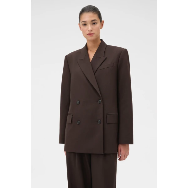 Oroton Double Breasted Blazer - Oroton Jackets - Australian Heritage Luxury - Shop at Luxury Shoes 