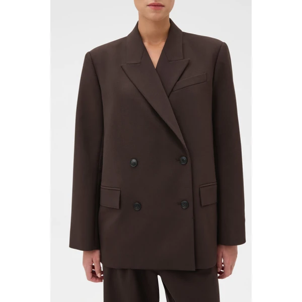 Oroton Double Breasted Blazer - Oroton Jackets - Australian Heritage Luxury - Shop at Luxury Shoes 
