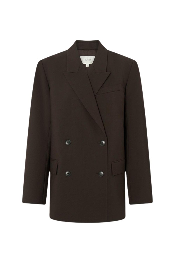 Oroton Double Breasted Blazer - Oroton Jackets - Australian Heritage Luxury - Shop at Luxury Shoes 