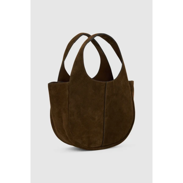 Oroton Emilia Suede Mini Tote - Bags - Australian Luxury Leather Handbag at Luxury Shoes 