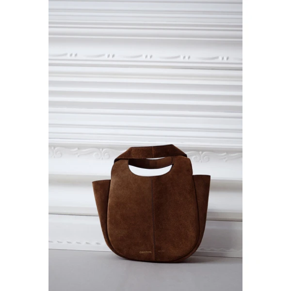 Oroton Emilia Tote Suede - Bags - Australian Luxury Leather Handbag at Luxury Shoes 