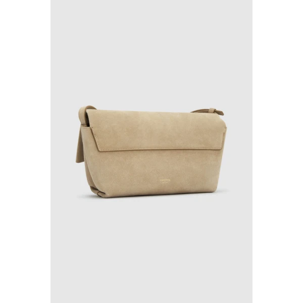 Oroton Etta Suede Medium Clutch - Bags - Australian Luxury Leather Handbag at Luxury Shoes 