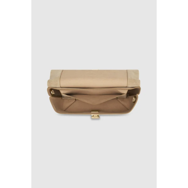 Oroton Etta Suede Medium Clutch - Bags - Australian Luxury Leather Handbag at Luxury Shoes 