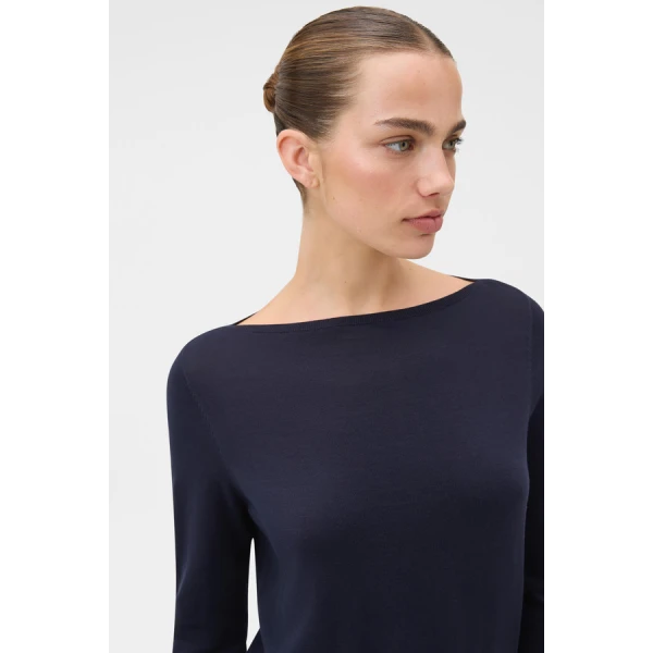 Oroton Fine Slash Neck Knit - Oroton Knitwear - Australian Heritage Luxury - Shop at Luxury Shoes 