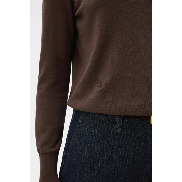 Oroton Fine Slash Neck Knit - Oroton Knitwear - Australian Heritage Luxury - Shop at Luxury Shoes 