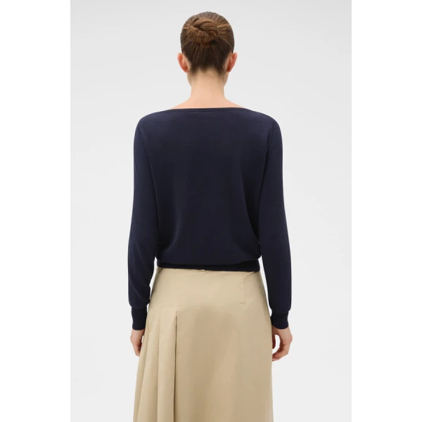 Oroton Fine Slash Neck Knit - Oroton Knitwear - Australian Heritage Luxury - Shop at Luxury Shoes 