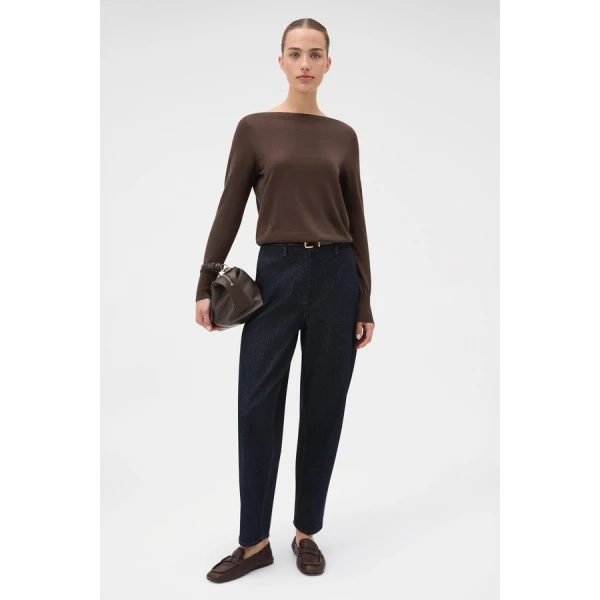Oroton Fine Slash Neck Knit - Oroton Knitwear - Australian Heritage Luxury - Shop at Luxury Shoes 