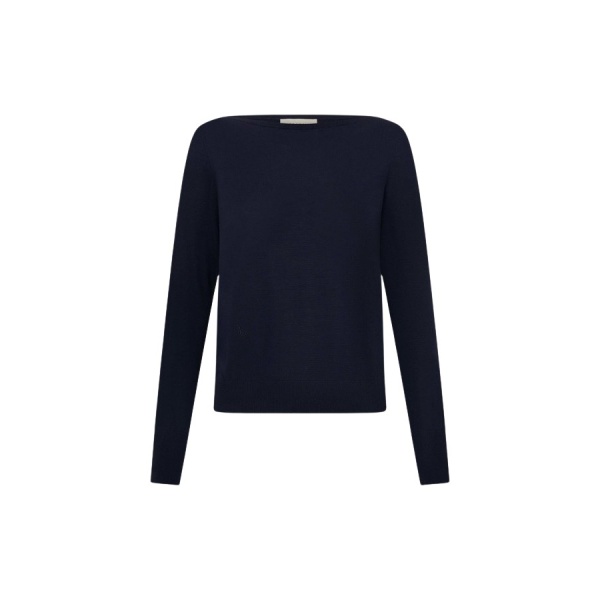 Oroton Fine Slash Neck Knit - Oroton Knitwear - Australian Heritage Luxury - Shop at Luxury Shoes 