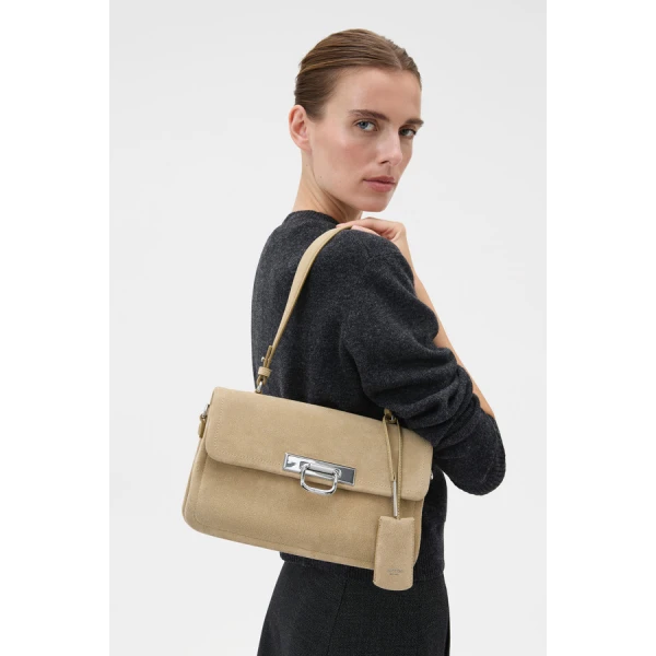 Oroton Finn Large Suede Day Bag - Bags - Australian Luxury Leather Handbag at Luxury Shoes 