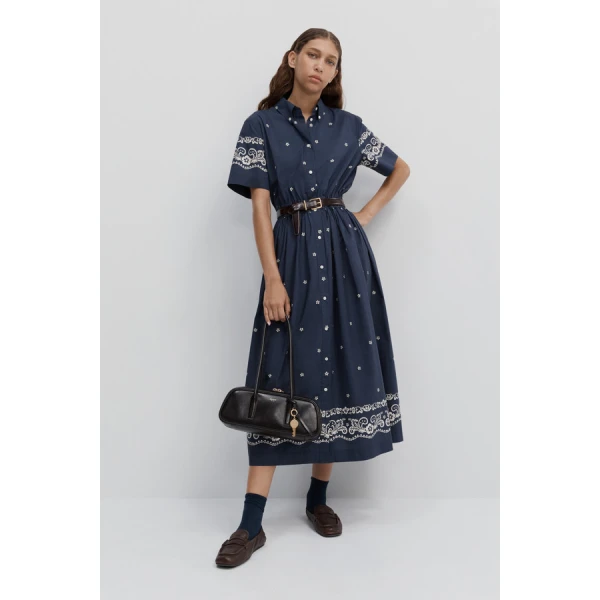 Oroton Floral Bandana Shirt Dress - Oroton Dresses - Australian Heritage Luxury - Shop at Luxury Shoes 