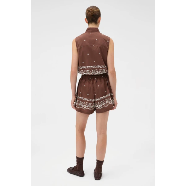 Oroton Floral Bandana Short - Oroton Shorts - Australian Heritage Luxury - Shop at Luxury Shoes 