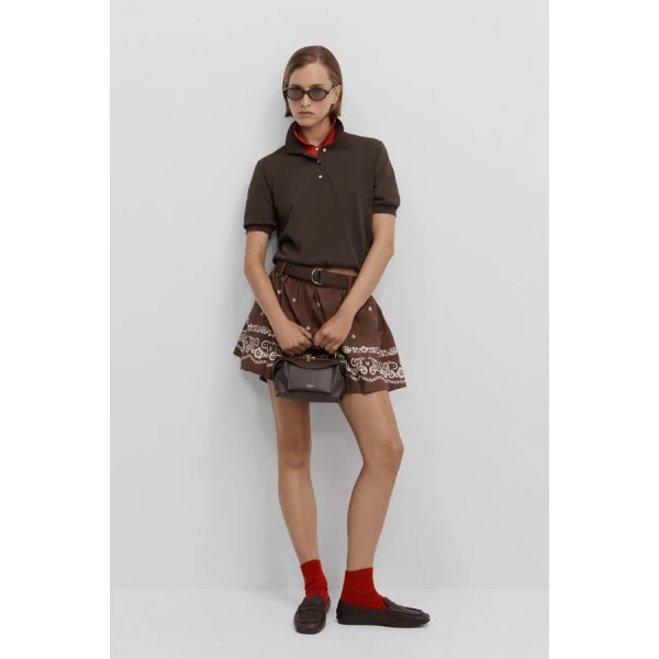 Oroton Floral Bandana Short - Oroton Shorts - Australian Heritage Luxury - Shop at Luxury Shoes 