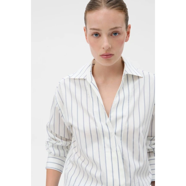 Oroton Fluid Stripe Shirt - Oroton Tops - Australian Heritage Luxury - Shop at Luxury Shoes 