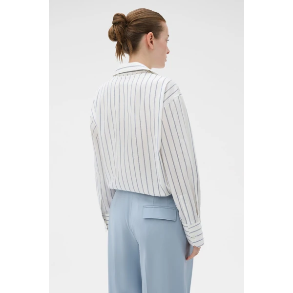 Oroton Fluid Stripe Shirt - Oroton Tops - Australian Heritage Luxury - Shop at Luxury Shoes 