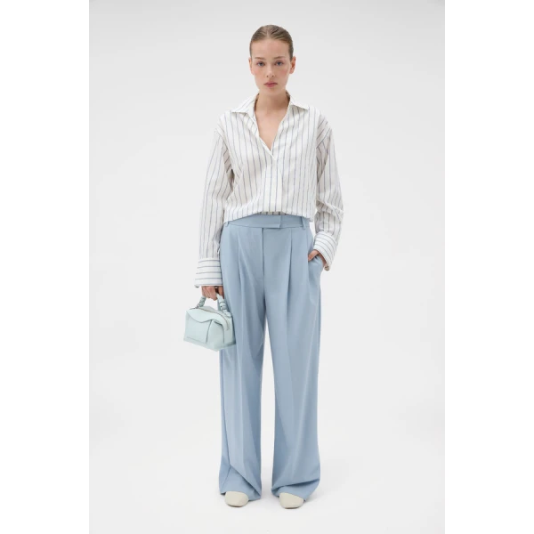 Oroton Fluid Stripe Shirt - Oroton Tops - Australian Heritage Luxury - Shop at Luxury Shoes 