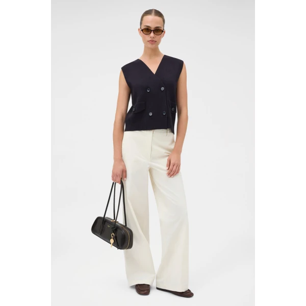 Oroton Folk Straight Leg Pant - Oroton Pants - Australian Heritage Luxury - Shop at Luxury Shoes 