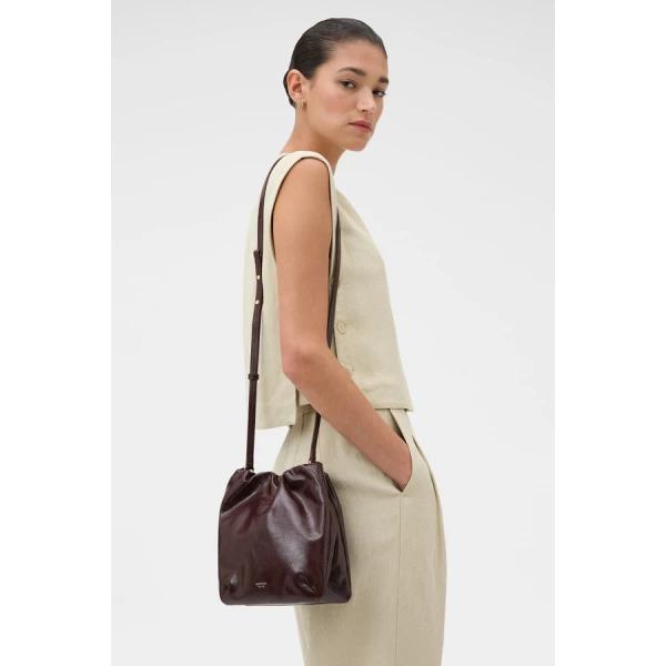 Oroton Georgie Crossbody Bag Crackle - Bags - Australian Luxury Leather Handbag at Luxury Shoes 