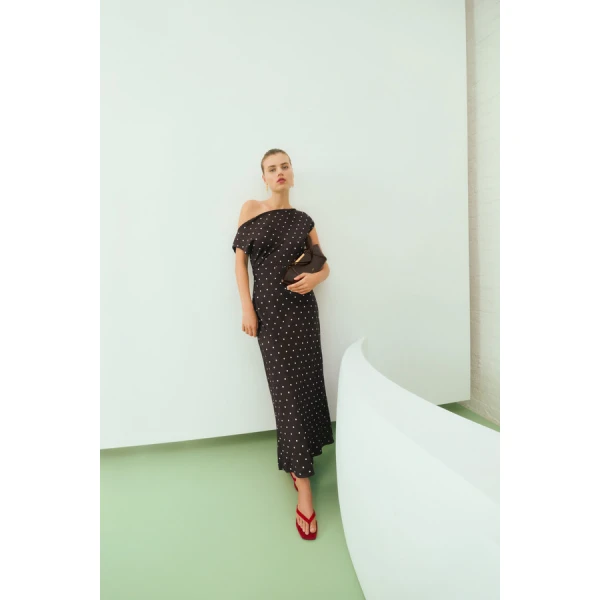 Oroton Graphic Spot Dress - Oroton Dresses - Australian Heritage Luxury - Shop at Luxury Shoes 