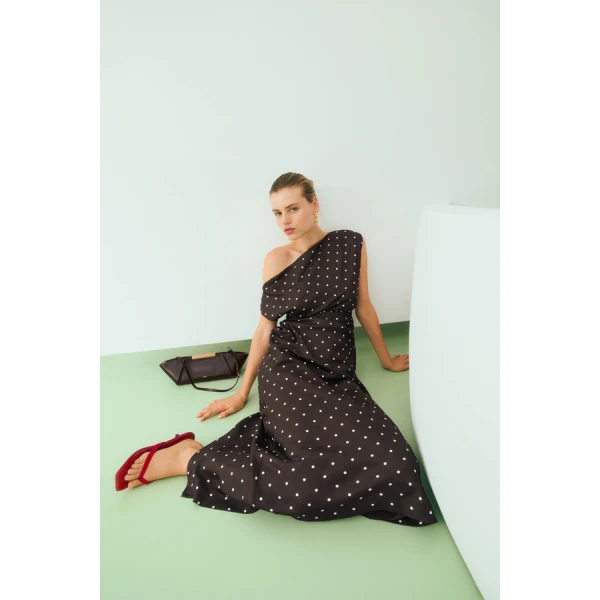 Oroton Graphic Spot Dress - Oroton Dresses - Australian Heritage Luxury - Shop at Luxury Shoes 