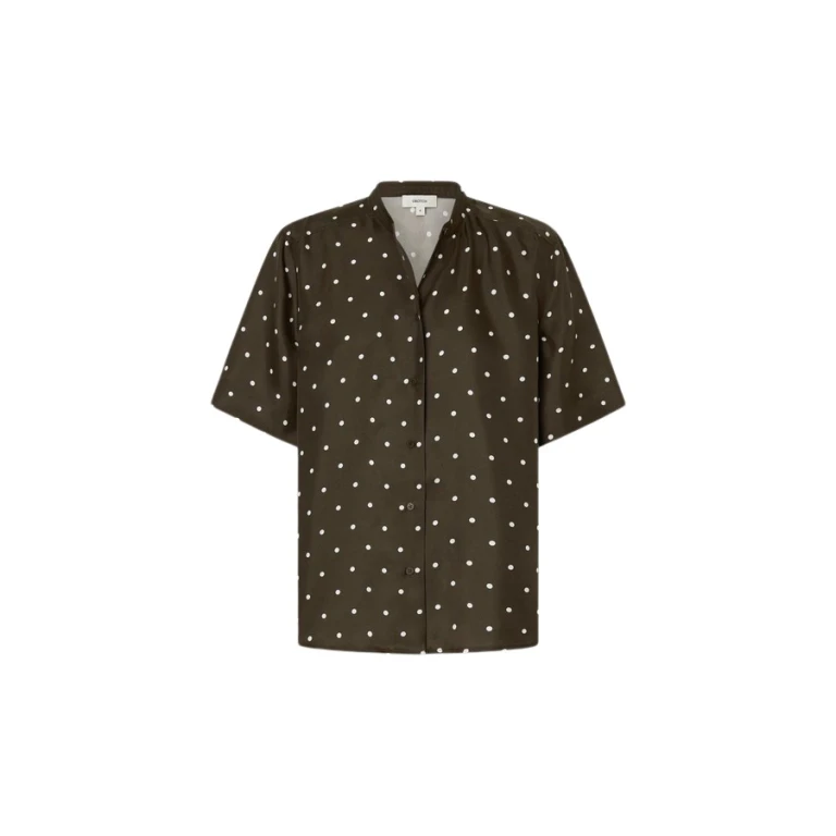 Oroton Graphic Spot Top - Oroton Tops - Australian Heritage Luxury - Shop at Luxury Shoes 